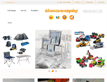 Tablet Screenshot of ideacasacamping.it